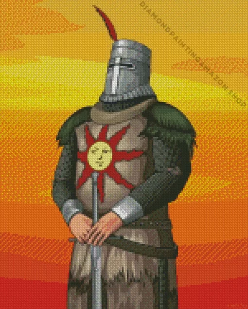 Dark Souls Solaire Diamond Painting