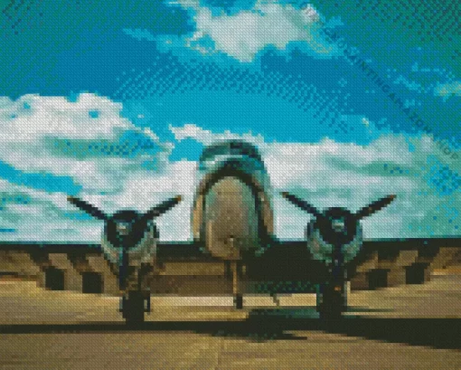 Douglas C 47 Diamond Painting