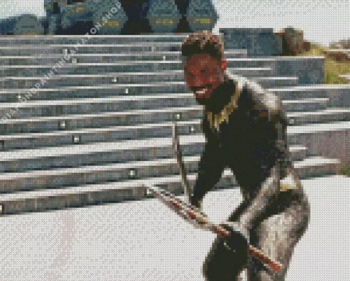 Strong Erik Killmonger Diamond Painting