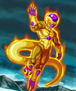 Golden Frieza Diamond Painting