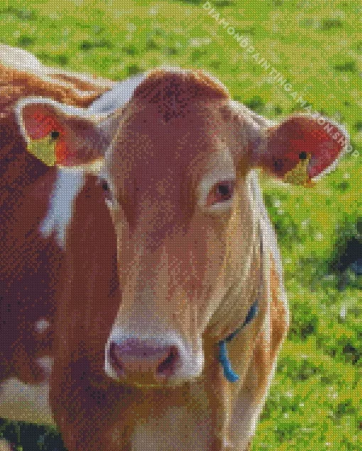 Guernsey Cow Diamond Painting