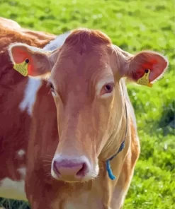 Guernsey Cow Diamond Painting