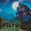 Haunted House Diamond Painting