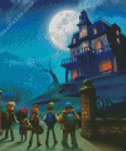 Haunted House Diamond Painting