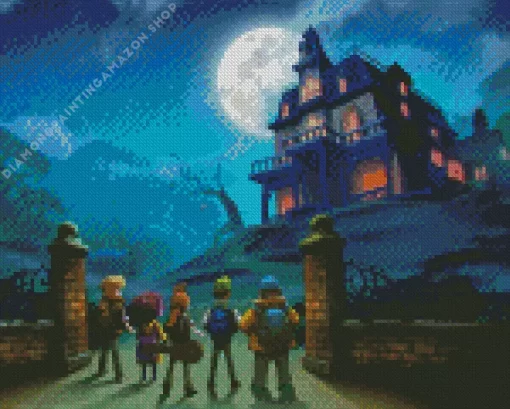 Haunted House Diamond Painting