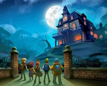 Haunted House Diamond Painting