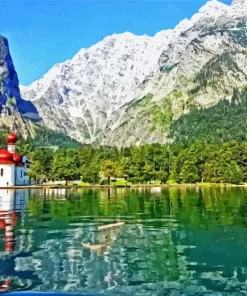 Konigssee Lake Diamond Painting