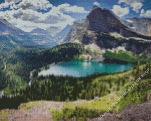 Lake Glacier Diamond Painting