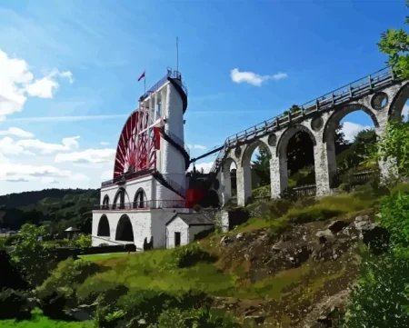 Laxey Wheel Diamond Painting