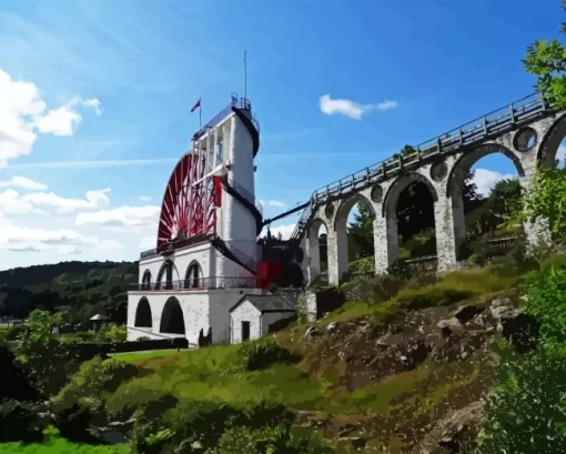 Laxey Wheel Diamond Painting