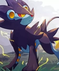 Luxray Anime Diamond Painting