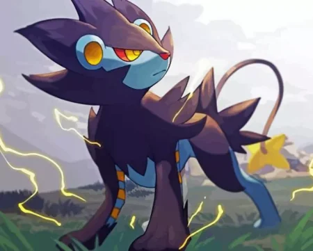 Luxray Anime Diamond Painting