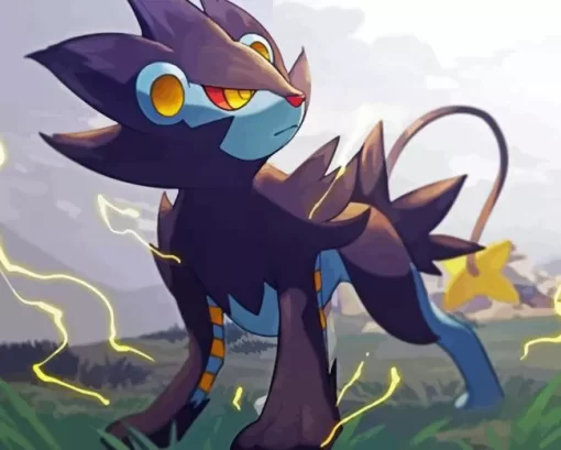 Luxray Anime Diamond Painting