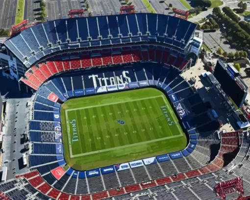 Nissan Stadium Nashville Diamond Painting