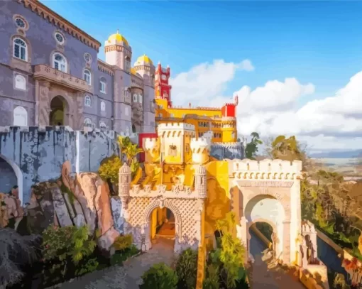 Pena Palace Diamond Painting