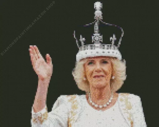 Old Queen Camilla Diamond Painting