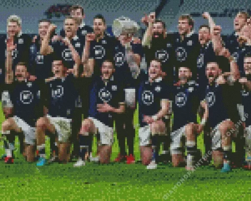 Scotland Rugby Diamond Painting