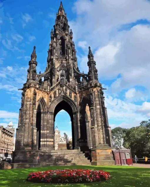 Big Scott Monument Diamond Painting