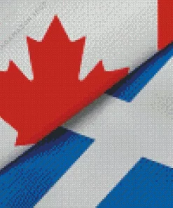 Canadian Flag Diamond Painting