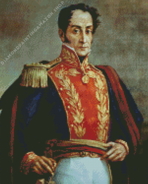 Simon Bolivar Diamond Painting