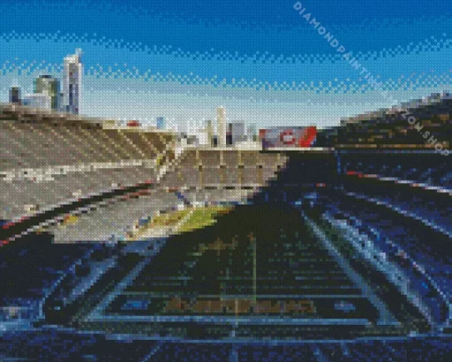 Soldier Field Stadium Diamond Painting