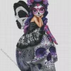 Sugar Skull Fairy Diamond Painting