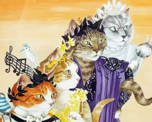 Susan Herbert Cats Diamond Painting