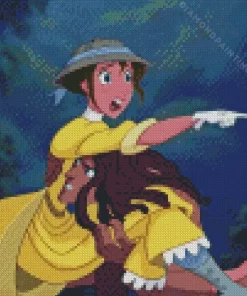 Tarzan With Jane Diamond Painting