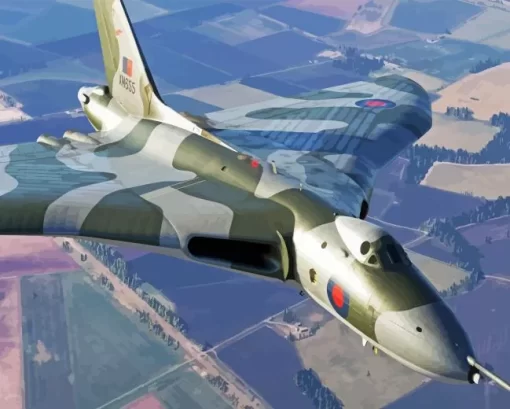 Vulcan Plane Diamond Painting