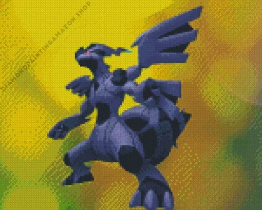 Zekrom Character Diamond Painting