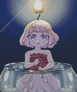 Candle Girl Diamond Painting