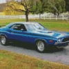 Blue 1974 Challenger Diamond Painting