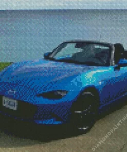 Blue Mx5 Diamond Painting