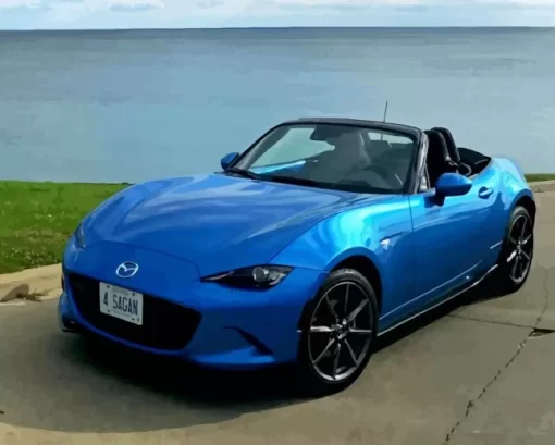 Blue Mx5 Diamond Painting