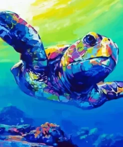 Colorful Small Turtle Diamond Painting