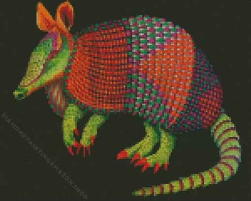 Colorful Armadillo Diamond Painting