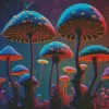 Colorful Mushroom Diamond Painting