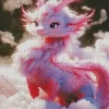 Cute Pink Dragon Diamond Painting