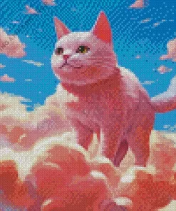 Flying Cat Diamond Painting