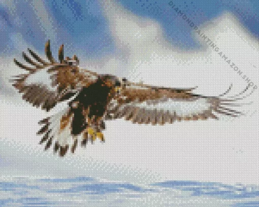 Golden Eagle Diamond Painting