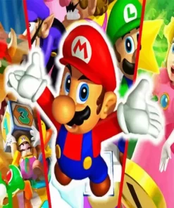 Mario Party Diamond Painting