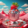 Strawberries And Cream Diamond Painting