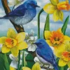 Blue Birds Diamond Painting