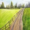 Aesthetic Dirt Road Diamond Painting