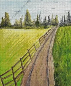 Aesthetic Dirt Road Diamond Painting