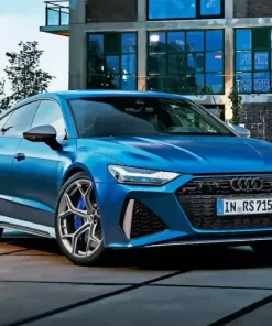 Blue Audi RS7 Diamond Painting