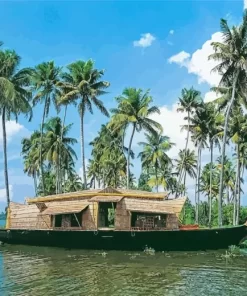 Backwater Kerala Diamond Painting