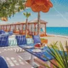 Beach Lounge Diamond Painting