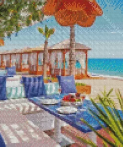 Beach Lounge Diamond Painting