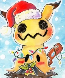 Christmas Mimikyu Diamond Painting